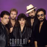 15-10-1984 Miami Sound Machine and Gloria Estefan at studio in Amsterdam Photo: Govert de Roos/Connu